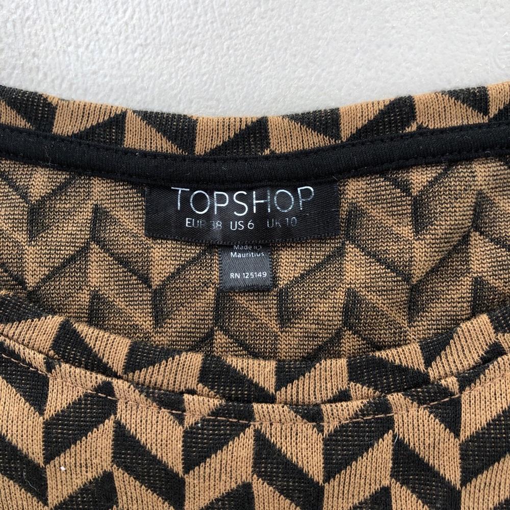 TopShop Chevron Tunic - Picture 3 of 7